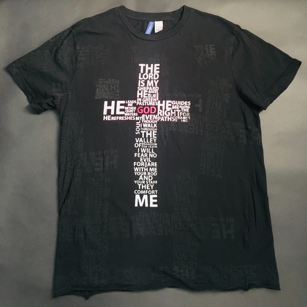 RockStar over print cross T-shirt